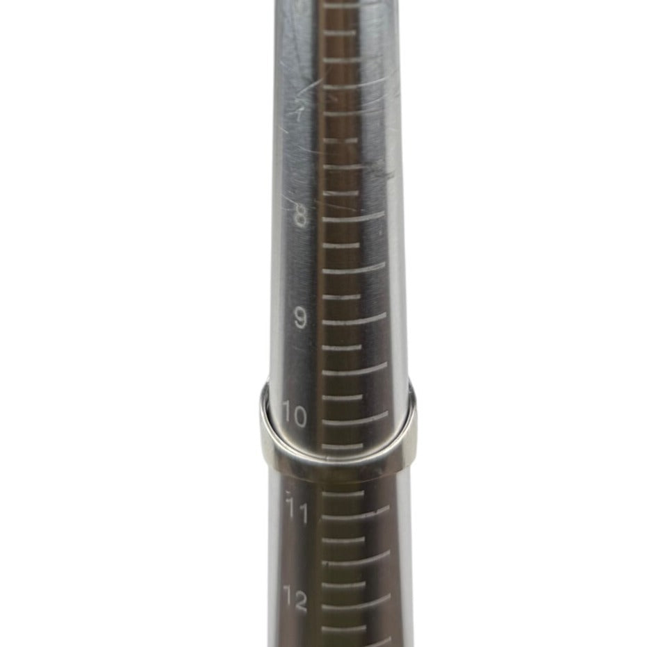 Vintage Sterling Silver 925 Womens Opal Ring Intricate Cutout Design Siz 10