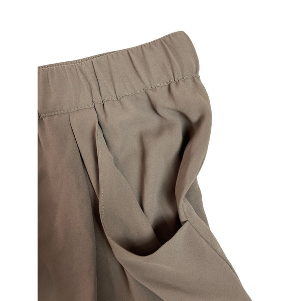 BCBGMAXAZRIA Womens Pleated Khaki Shorts Size XS