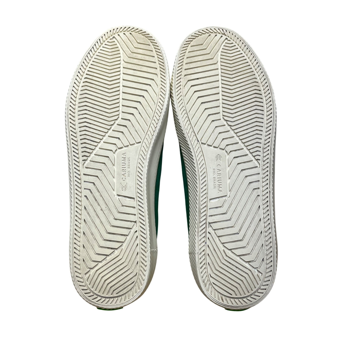 Cariuma Unisex Green Canvas Sneakers Ethically Made Lace-Up Shoes Size 8.5W/7M