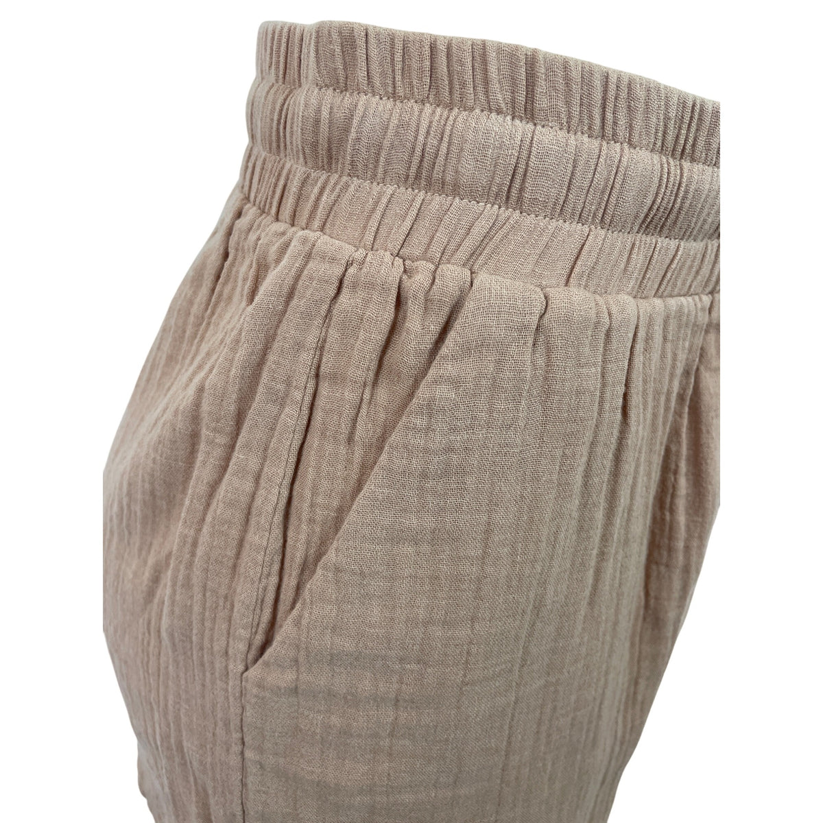 Elan Women’s Peach Shorts With Drawstring Tie & Pockets Size M - New