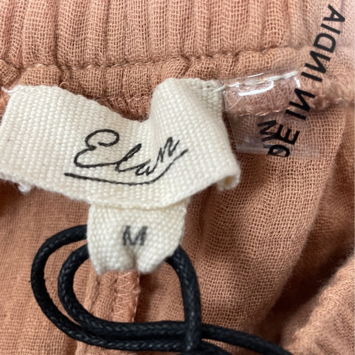 Elan Women’s Peach Shorts With Drawstring Tie & Pockets Size M - New