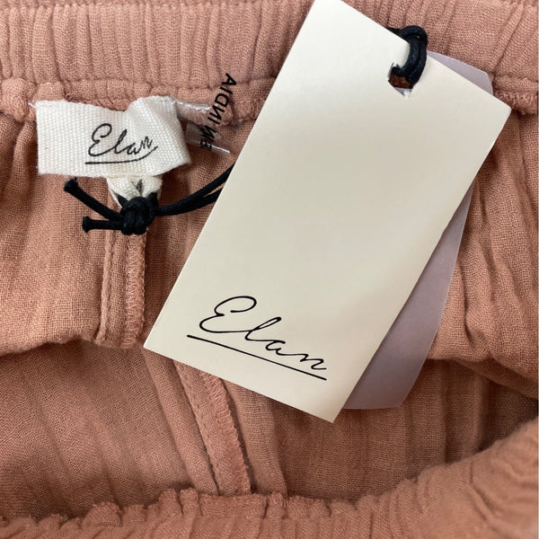 Elan Women’s Peach Shorts With Drawstring Tie & Pockets Size M - New