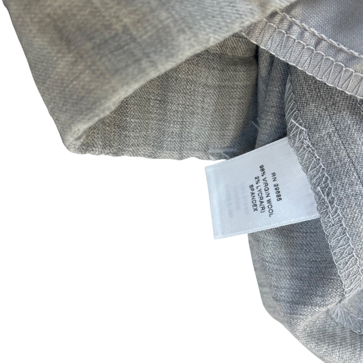 Pendleton Womens Gray Wool Blend Pants Petite 10 Stretch Workwear Flat Front