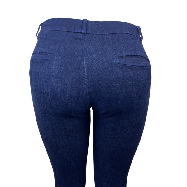 Banana Republic Women Navy Stretch Denim Capri Jeans Cropped Pants Sz 10 Petite