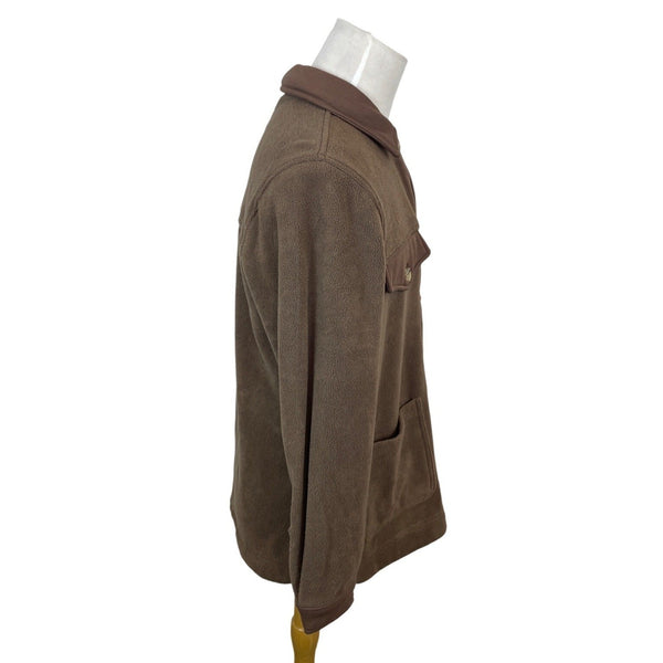 Blankncy Mens Brown Taupe Button-Up Jacket Sz L - New