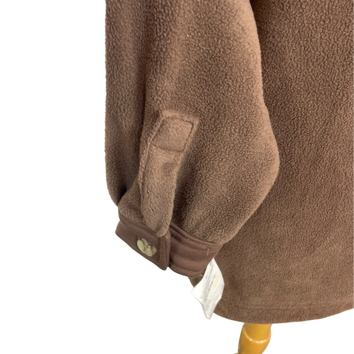 Blankncy Mens Brown Taupe Button-Up Jacket Sz L - New