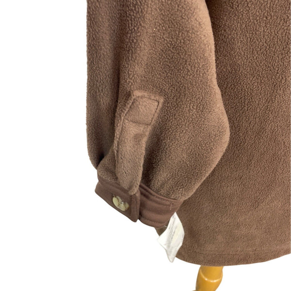 Blankncy Mens Brown Taupe Button-Up Jacket Sz L - New