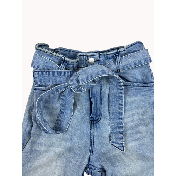 Fashion Nova Women's Belted High Waist Denim Jeans Size 3