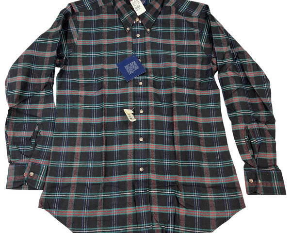 Claybrooke Outdoors Men Medium Flannel Long Sleeve Shirt Plaid Button-Down - New