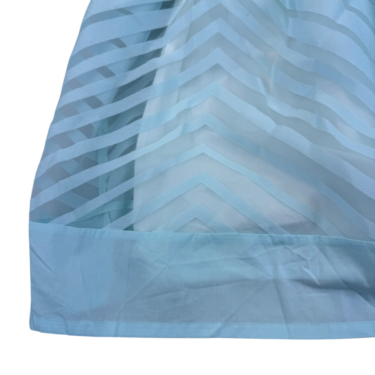 Gymboree Girls Blue Rayon/Polyester Sleeveless Chevron Party Dress Size 12 - New