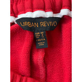 Urban Revivo Women's Red Elastic Waistband Joggers Sz 8