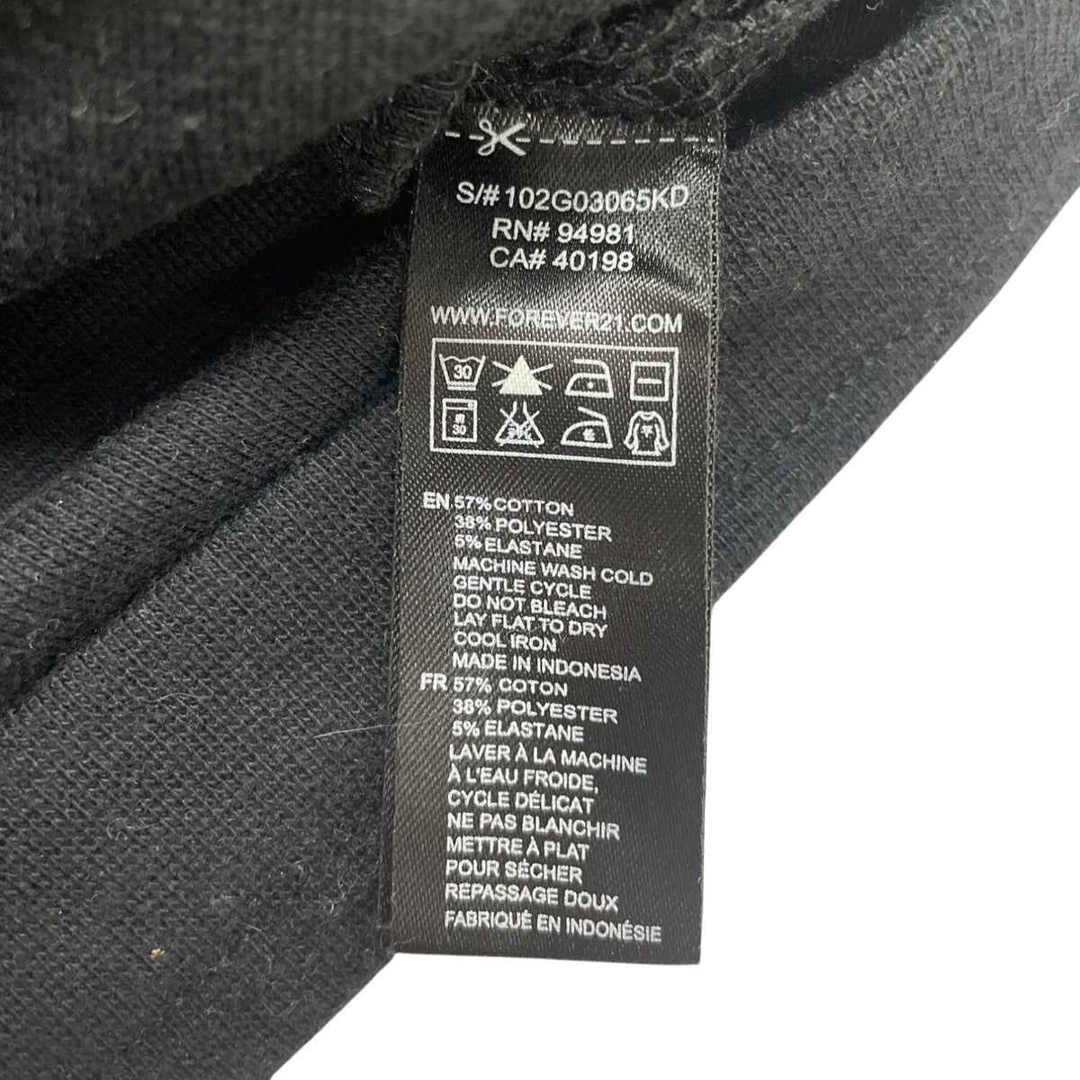 Black High-Waist Mini Skirt With Button Details Women’s Size M Cotton Blend