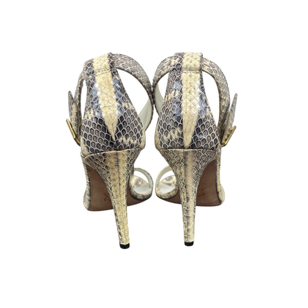 Dolce Vita Natural Snakeskin T-Strap Size 8.5 Size Women's Heels