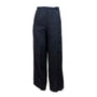 Nuevo Mundo Womens Black Wide-Leg Button-Front Pants Sz S