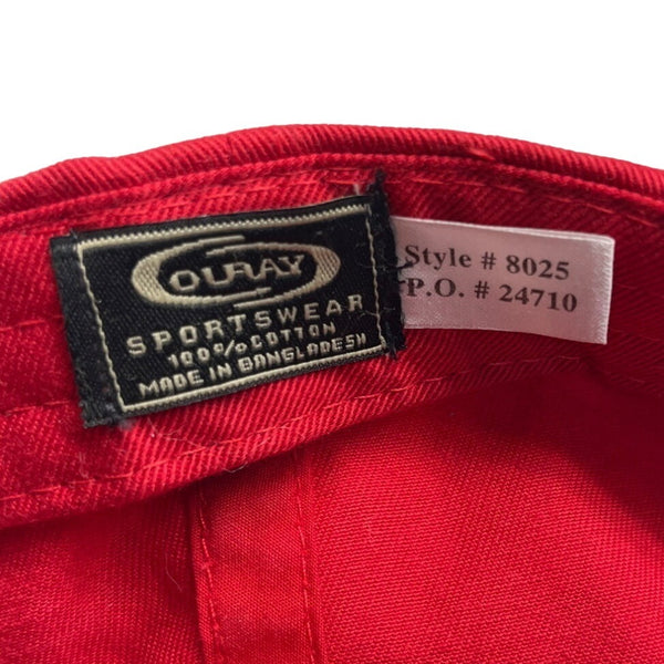 Ouray Men's Red New Orleans Yard Gator Dad  Baseball Cap One Size