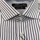Diners Luxury Slim Fit Striped Mens Shirt Button-Up Sz 16.5