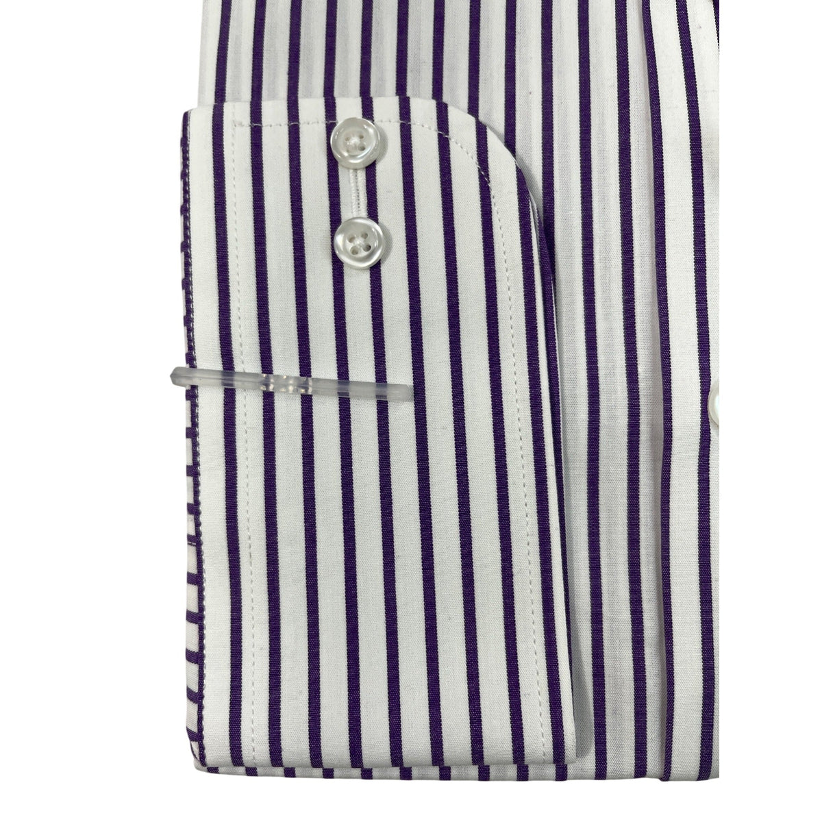 Diners Luxury Slim Fit Striped Mens Shirt Button-Up Sz 16.5" 41-42