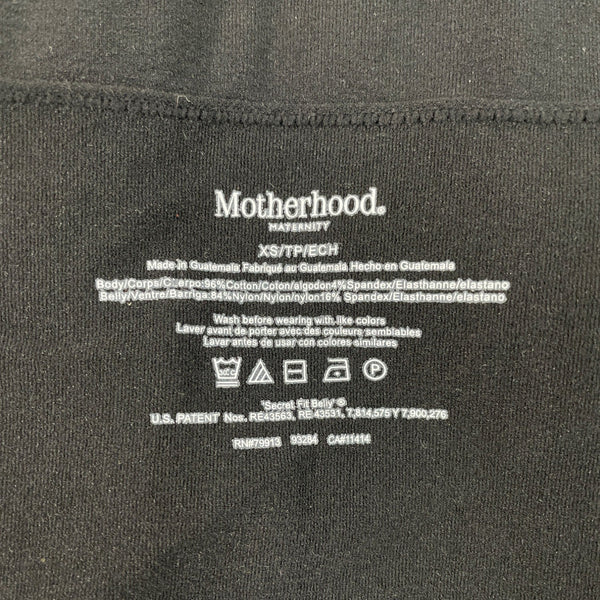 Motherhood Maternity Womens Black Stretch Over-Belly Trousers SIze XS - New