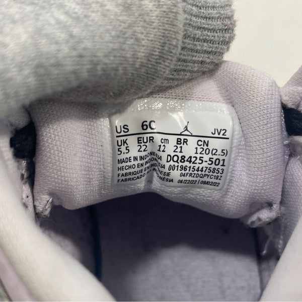 Nike Air Jordan 1Mid ALT TD 'Barely Grape' Infant Purple Sz 6C