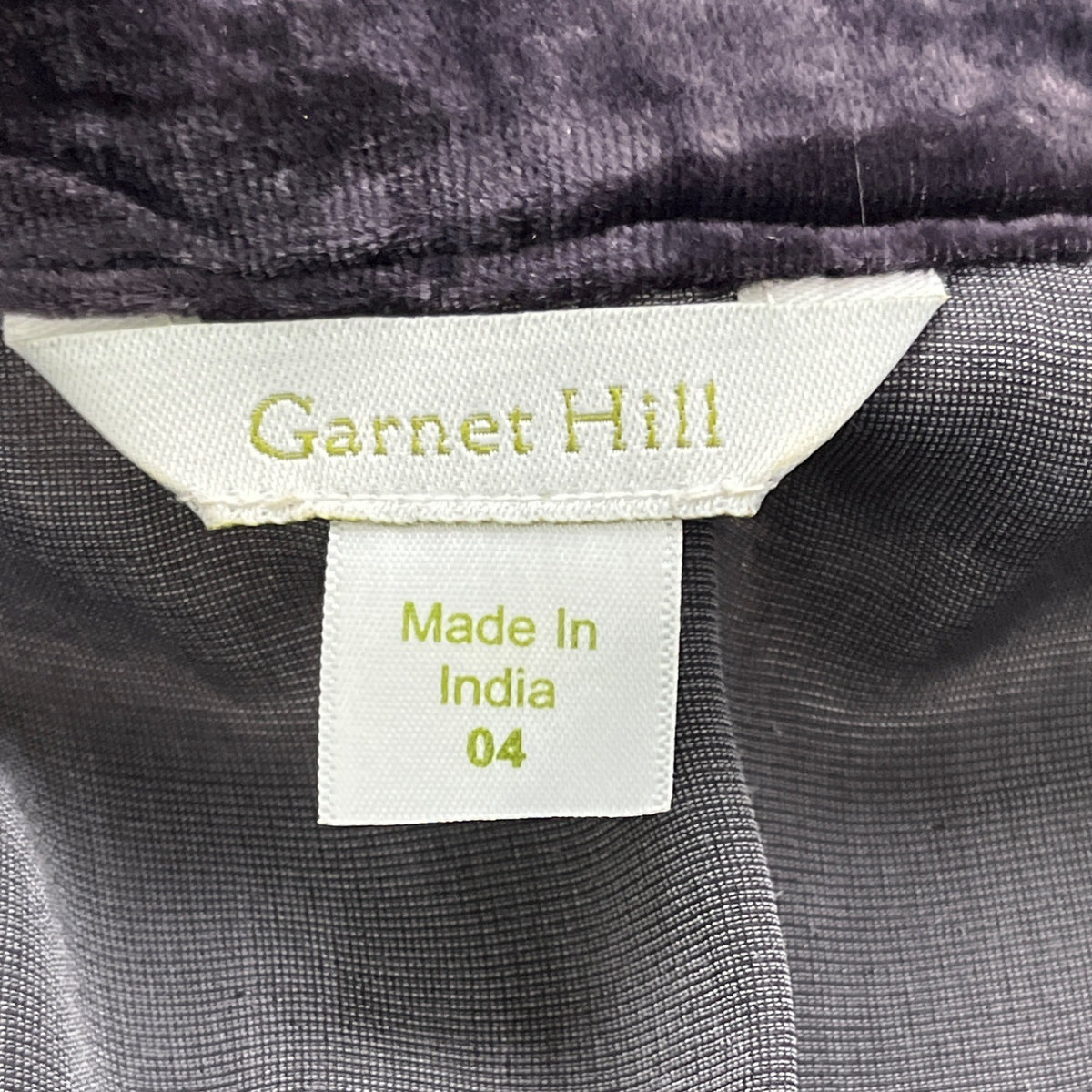 Garnet Hill Womens Grey Blouse With Sequin Neckline Size 04 Tunic Style