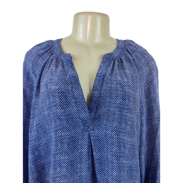 Joie Blue & White Polka Dot Blouse Women’s