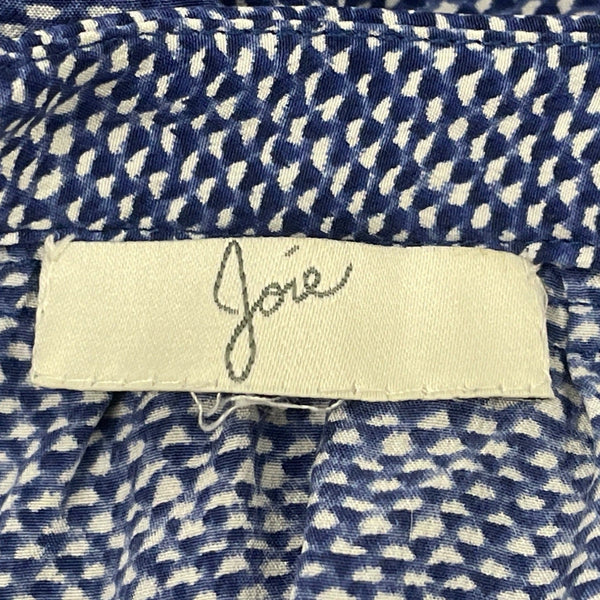 Joie Blue & White Polka Dot Blouse Women’s