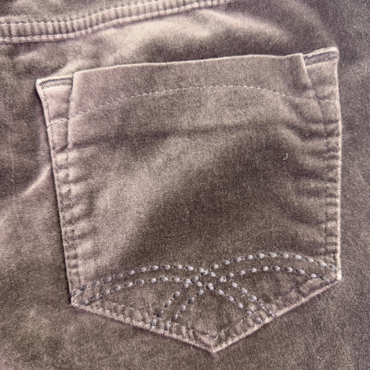 Christopher Blue Womens Brown Velvet Flare Pants Size 12 Comfortable Stretch