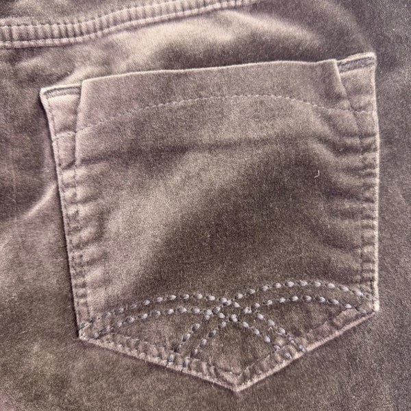 Christopher Blue Womens Brown Velvet Flare Pants Size 12 Comfortable Stretch