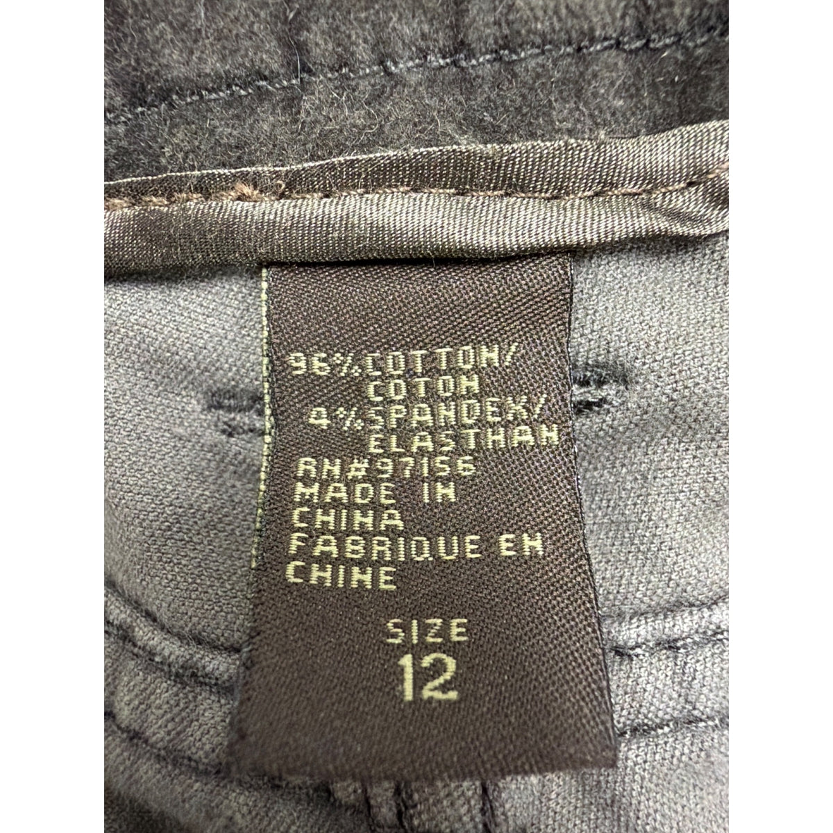 Christopher Blue Womens Brown Velvet Flare Pants Size 12 Comfortable Stretch