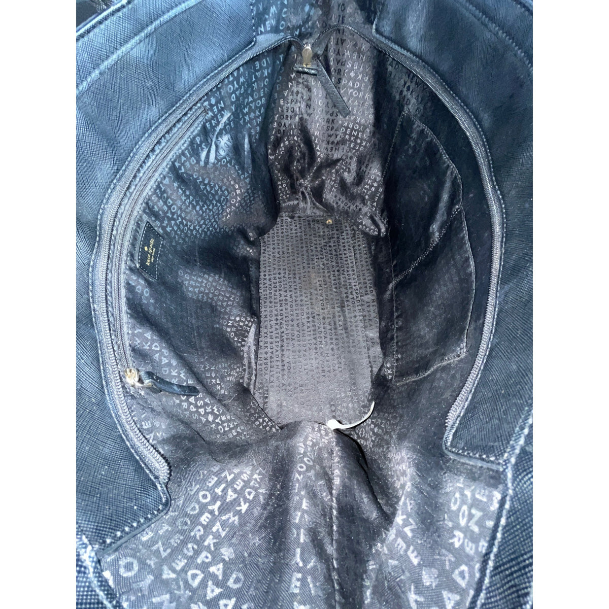 Kate Spade Haven Lane Women's Black Leather Tote Bag Sz L