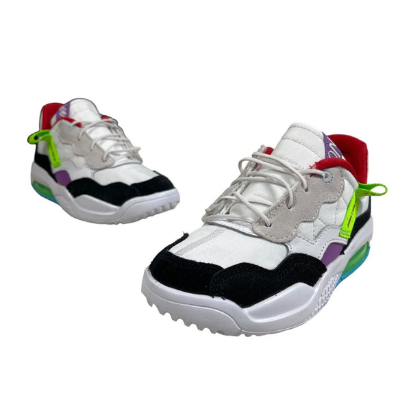 Nike Air Jordan Girl’s White Red MA2 Women Power Sneakers Sz 12C - New