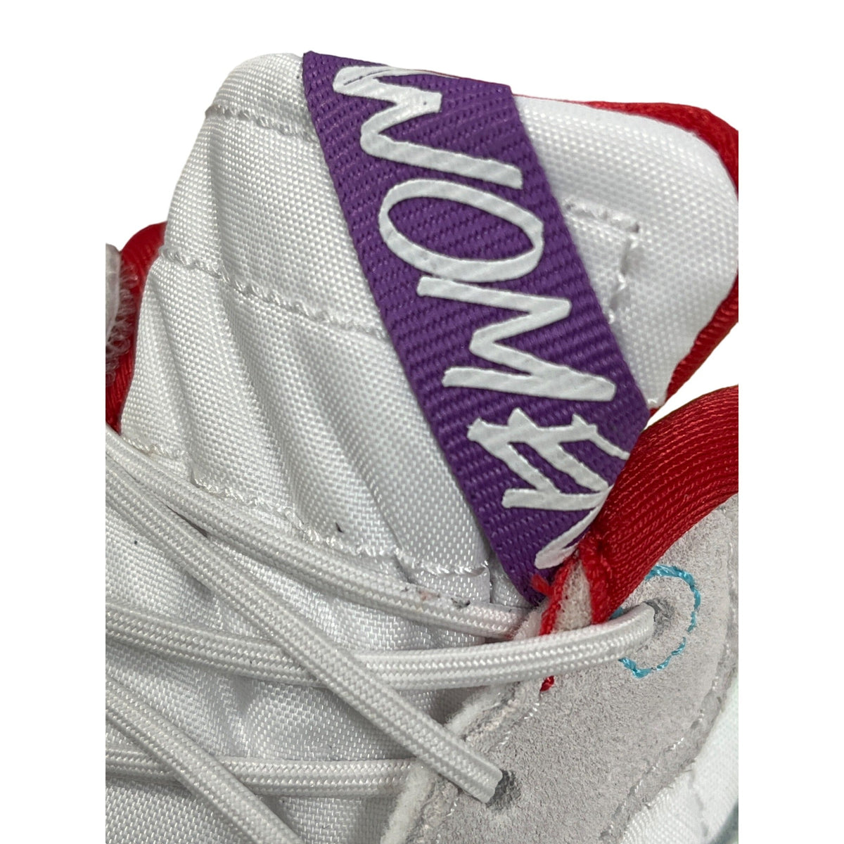 Nike Air Jordan Girl’s White Red MA2 Women Power Sneakers Sz 12C - New