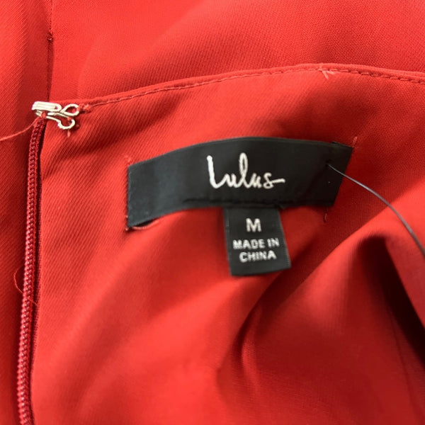 Lulus Women's Terrcota Sheath Dress M - NWT