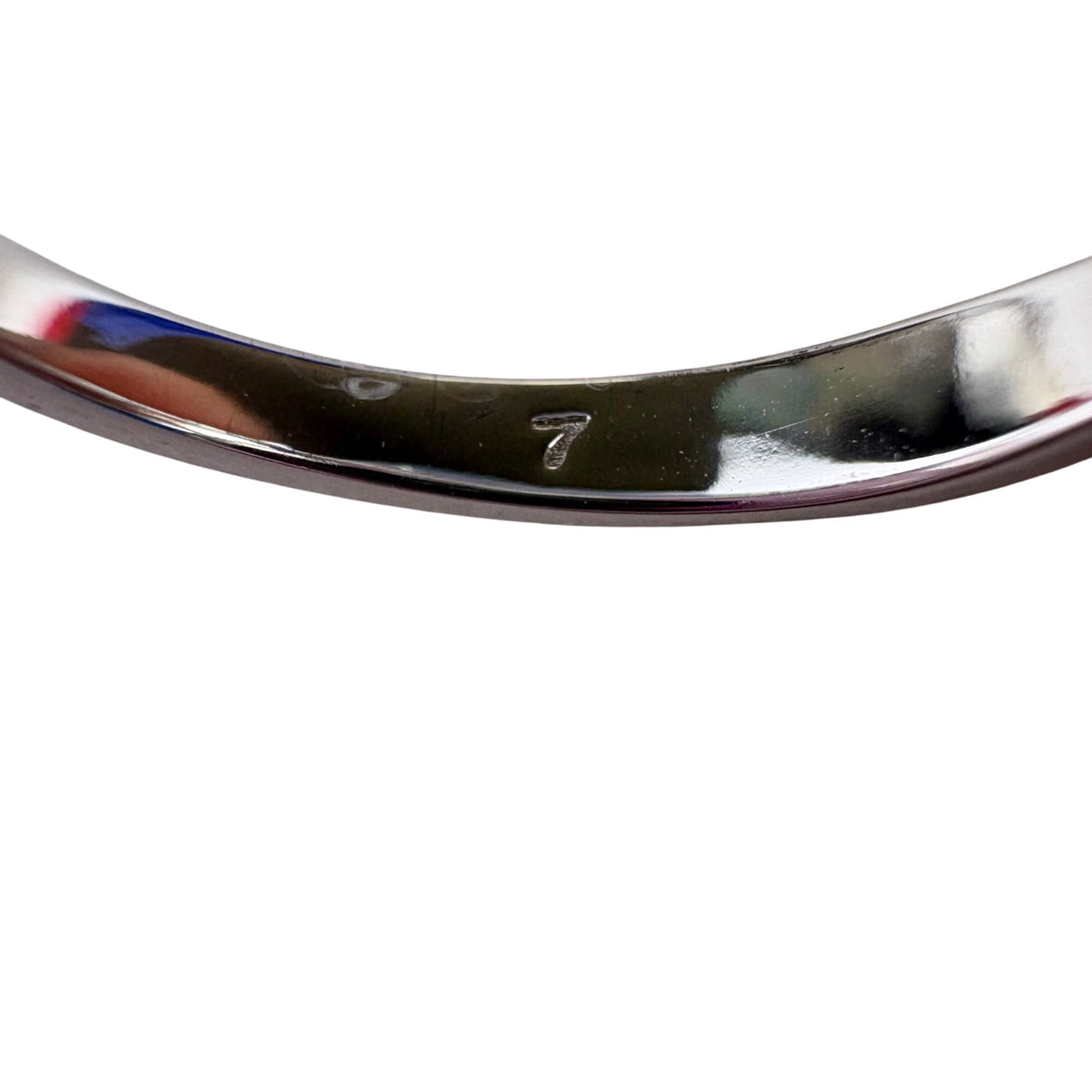 Sterling Silver White Moissanite Engagement Ring Lab-Cert Solitaire Stone Sz 7