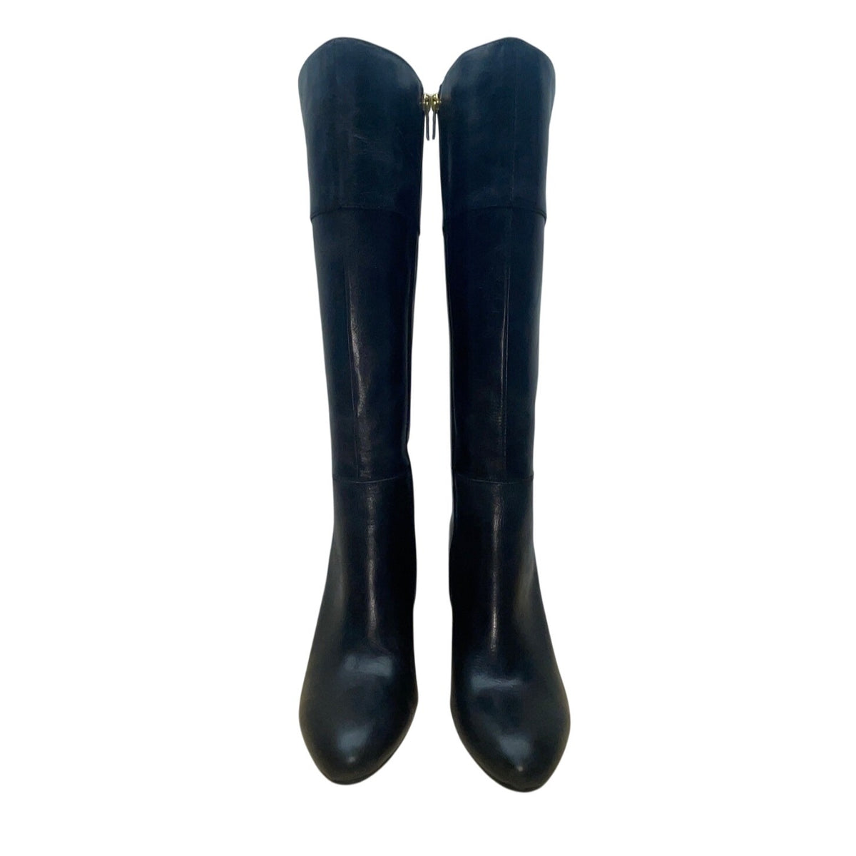 Isolá Womens Black Leather Buckle Accents Heel Cerelia Knee-High Boots Sz 7M