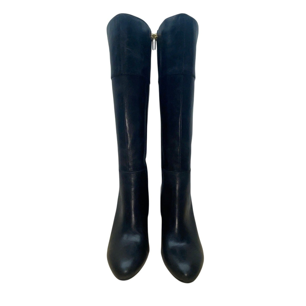 Isolá Womens Black Leather Buckle Accents Heel Cerelia Knee-High Boots Sz 7M