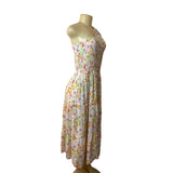 Zesica Women's Multicolor Floral A-Line Maxi Dress Sz M