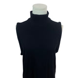 Sleeveless Black Turtleneck Top By Loft Size XL- New