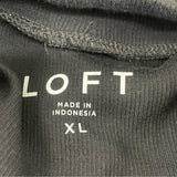 Sleeveless Black Turtleneck Top By Loft Size XL- New