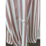 Indigo Rose Striped Button-Down Long Sleeve Shirt With Pocket Sz PXL - New