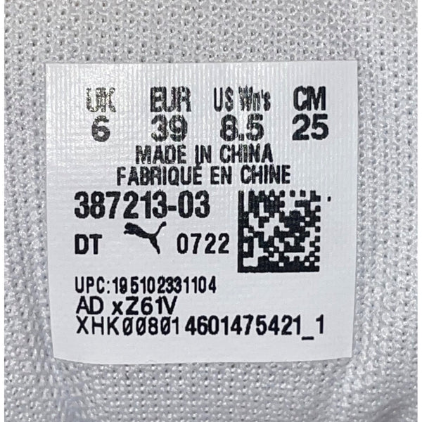 Puma Women’s White Black Pink High-Top Lace-Up Platform Sneakers Size 8.5