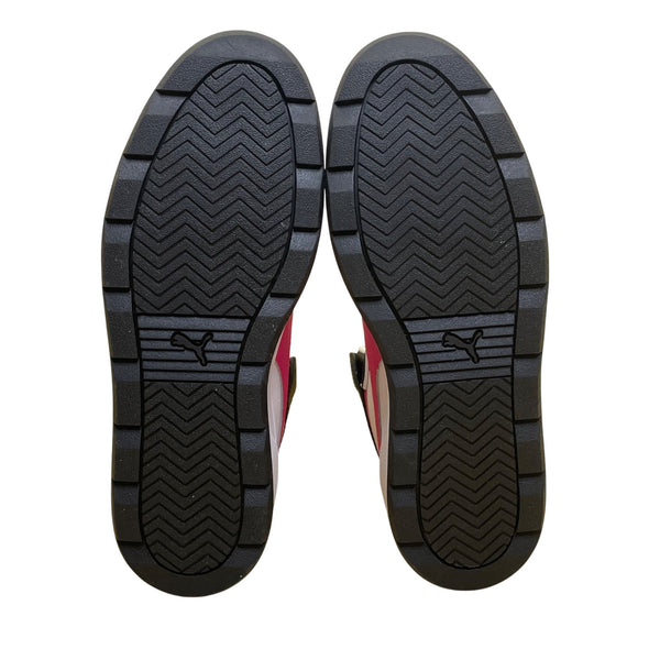 Puma Women’s White Black Pink High-Top Lace-Up Platform Sneakers Size 8.5