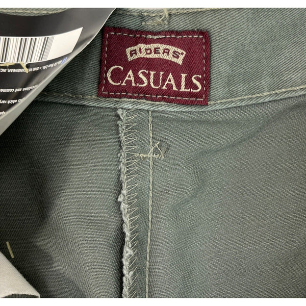 Riders By Lee Womens Eased Fit Casuals Pants Size 10P - New