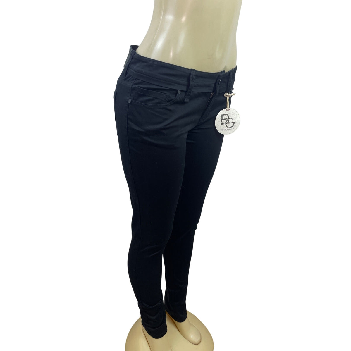 BCBGeneration Womens Black Skinny Jeans Size 28 Stretch Denim - New