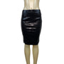 Calvin Klein Womens Black Sequin Pencil Skirt Size 12 Nylon/Polyester