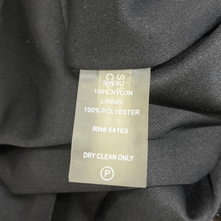 Calvin Klein Womens Black Sequin Pencil Skirt Size 12 Nylon/Polyester