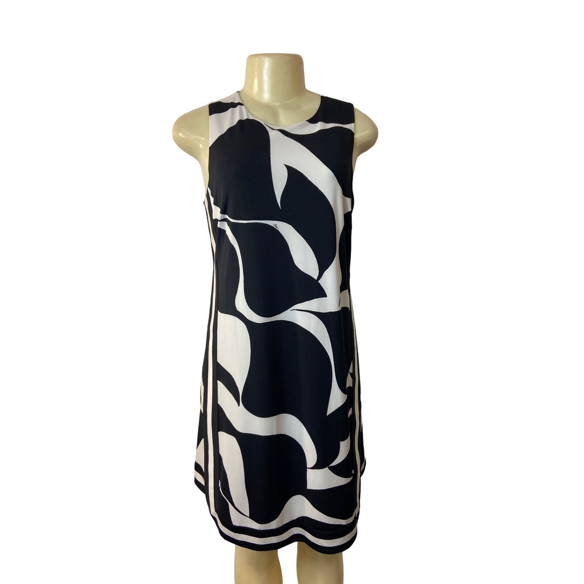 Trina Turk Women's Black & White Shift Dress Sz 2 - NWT