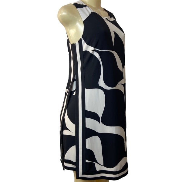 Trina Turk Women's Black & White Shift Dress Sz 2 - NWT