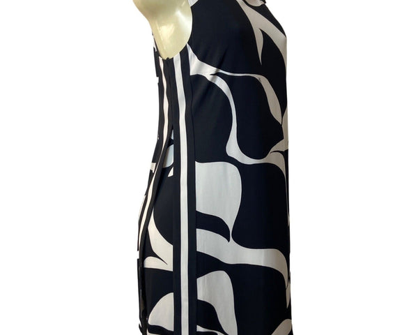 Trina Turk Women's Black & White Shift Dress Sz 2 - NWT