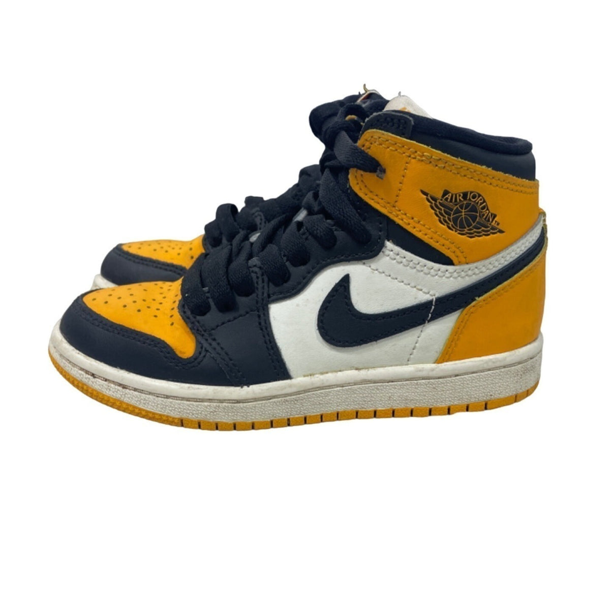 Nike Boys Air Jordan Yellow High Top Sneakers  Sz 12C
